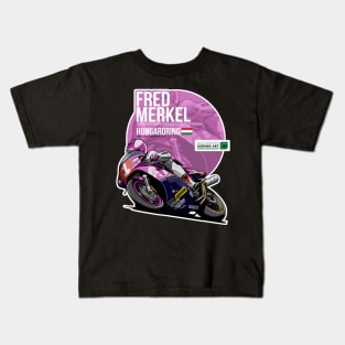 Fred Merkel 1989 Hungaroring Kids T-Shirt